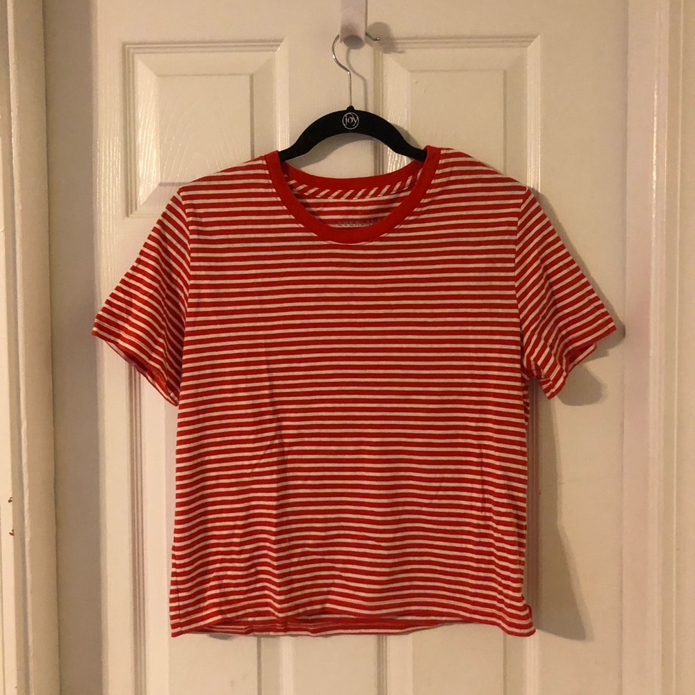 Everlane Box Cut Striped Tee
